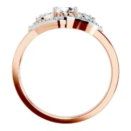 Sparkles Lab Grown Diamond 14k (585) Rose Gold Ring for Women image 4