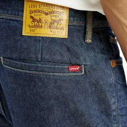 Levi's 541 Blue Cotton Tapered Fit Jeans image 4