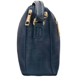 Lavie Navy Textured Small Sling Handbag image 4