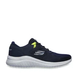 Skechers Men's ULTRA FLEX 2.0 - KERLEM Navy Lime Casual Slip On Shoe-image-19