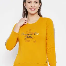 Duke Mustard Graphic Print Sweatshirt-picture-32