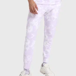 Bewakoof Purple Regular Fit Joggers-image-88