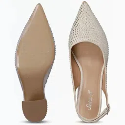 Saint G Women's Alyssa Off White Sling Back Sandals image 4