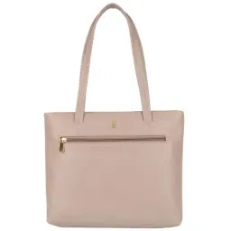 Baggit Pink Solid Medium Tote Handbag-picture-15