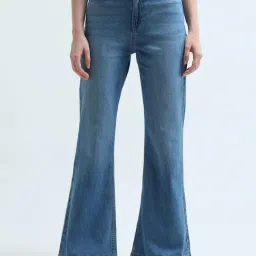 U.S. Polo Assn. Blue High Rise Bootcut Jeans-picture-29