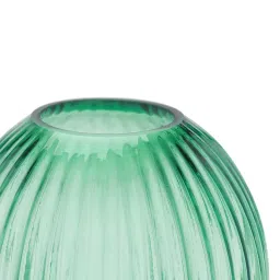 Pure Home and Living Green Glass Textured Vases image 4