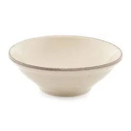 Pure Home and Living Beige Porcelain Solid Serving Bowls image 4