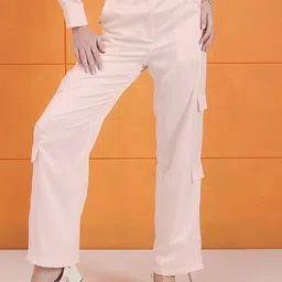 STREET 9 Women Relaxed Loose Fit High-Rise Pleated Trousers-picture-37