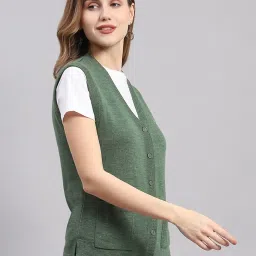 Monte Carlo Green Wool Cardigan image 3