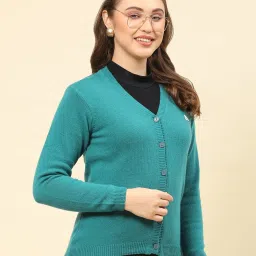 Monte Carlo Green Wool Cardigan image 3