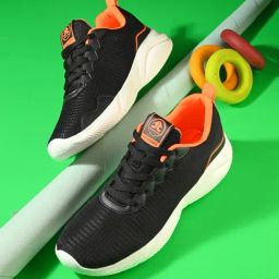 OFF LIMITS Men's BlazeRun Black & Orange Sneakers-picture-37