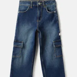 United Colors of Benetton Kids Blue Regular Fit Jeans-picture-28