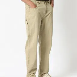 Rare Rabbit Green Comfort Fit Solid Jeans image 2