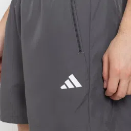 Adidas Grey 100% Polyester Regular Printed  Shorts image 4