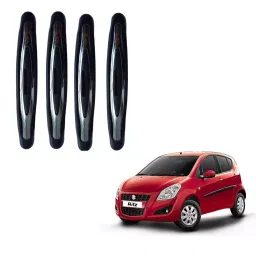 SPREADX Plastic Car Compact Black Colour Elegant Door Guard Protection Universal Type Suitable for Maruti Suzuki Ritz (Set of 4 Pcs)-picture-22