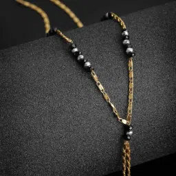 Panash Gold Plated & Beaded Mangalsutra-image-32