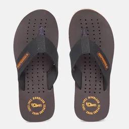Woodland Men Brand Logo Printed Thong Flip-Flops-picture-14