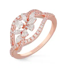 Malabar Gold and Diamonds 18k Yellow Gold Diamond Ring for Women-picture-36