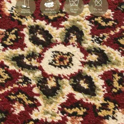 OBSESSIONS Beige & Black Classical Machine Made Carpet - Medium (230 cm x 160 cm) image 5