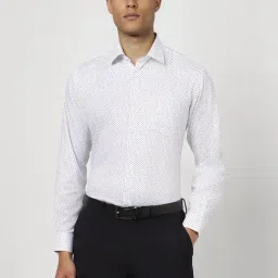 Van Heusen white Polka Dot Shirts-image-94