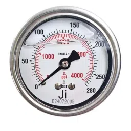 Japsin Instrumentation Economical Glycerin Filled Pressure Gauge 0 to 280 Bar Range 63 mm (2½ Inch) Dial Size, JIPL-EPG-63MM-3 image 2
