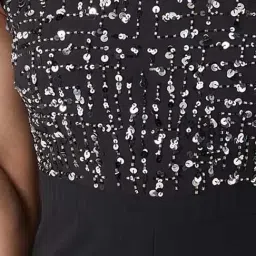Miss Chase Black Embellished Jumpsuit image 5