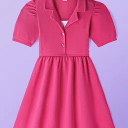 Hola Bonita Colourblocked Fit & Flare Dress-picture-16