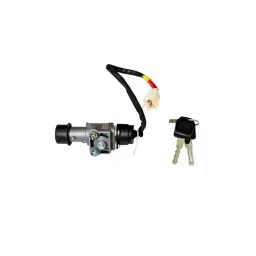 Deutsche Ignition Cum Steering Lock 4 Wire for Hero Super Splendor Fi BS-6, DEUS-0426WA image 3