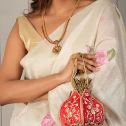 Anouk Embellished Potli Clutch-picture-16