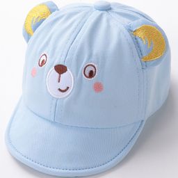 Babyhug Teddy Embroidered Baseball Cap Blue - Circumference 46 cm-picture-25