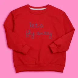 NUSYL Full Sleeves Hot Air Balloon  Printed Sweatshirt - Red-image-22