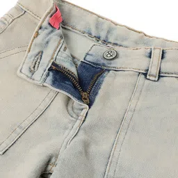 Tales & Stories Denim Woven Washed Jeans - Beige image 4