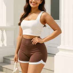 KeepCart Women High-Rise Sports Shorts image 3