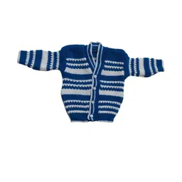 Cute Collection Kids Striped Woollen Cardigan image 3