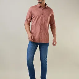 TIM PARIS Men Classic Printed Casual Shirt image 2