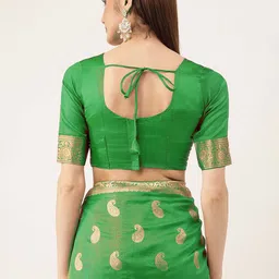 Maroosh Woven Design Zari Banarasi Saree image 4