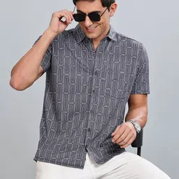 BULLMER Men Standard Opaque Printed Casual Shirt-image-83