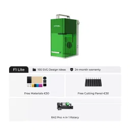 XTOOL F1-Lite High Speed Laser Engraver Portable, Light Green image 2
