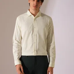 Selected Homme White Cotton Slim Shirt image 4