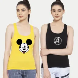 Friskers Multicolor Printed Camisole (Pack Of 2)-picture-19