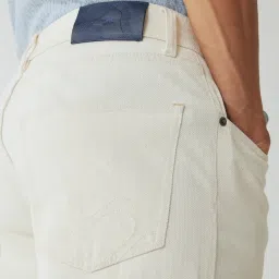 Andamen Off-White Regular Fit Jeans image 4