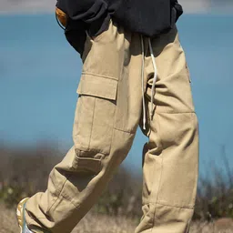 StyleCast Men Loose Fit Easy Wash Cargos Trousers-picture-23