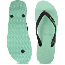 Chupps Men's Banana Leaf Black Flip Flops image 4