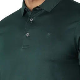 Van Heusen Green Regular Fit Polo T-Shirt image 4