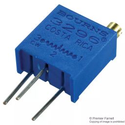 Bourns TRIMMER, POT, 220KOHM, 10%, 25TURN, TH Model No - 3296Y-1-224LF-picture-43
