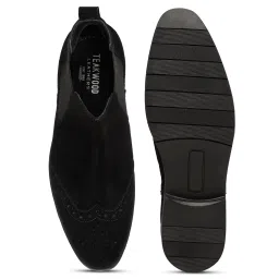 Teakwood Leathers Men's Black Chelsea Boots image 4