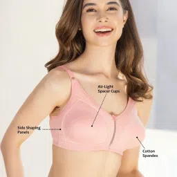 Clovia Pink Non Wired Non Padded T-Shirt Bra image 4