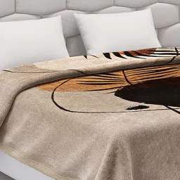 Monte Carlo Beige Polyester 600 GSM Winter Blanket image 4