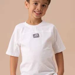 Angel & Rocket Boys Solid Round Neck Cotton Relaxed Fit T-shirt-picture-56