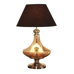 kapoor lamp shades Kapoor E Illuminations Delicea Golden Glass Table Lamp - Set of 1 image 3